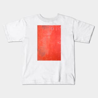 Painted & scratched metal texture Kids T-Shirt